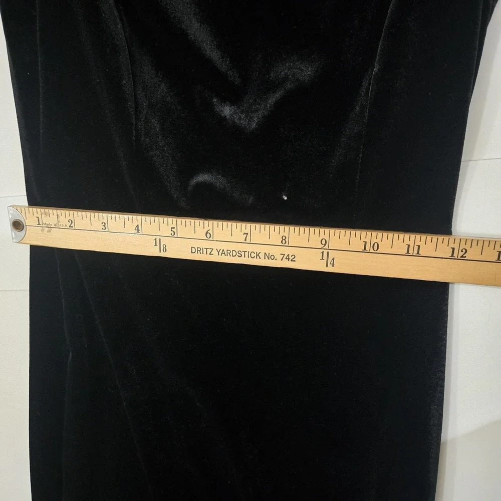 Windsor Womens Dress Velvet Witchy Whimsigoth Mermaid‎ Maxi  Black Party Vamp